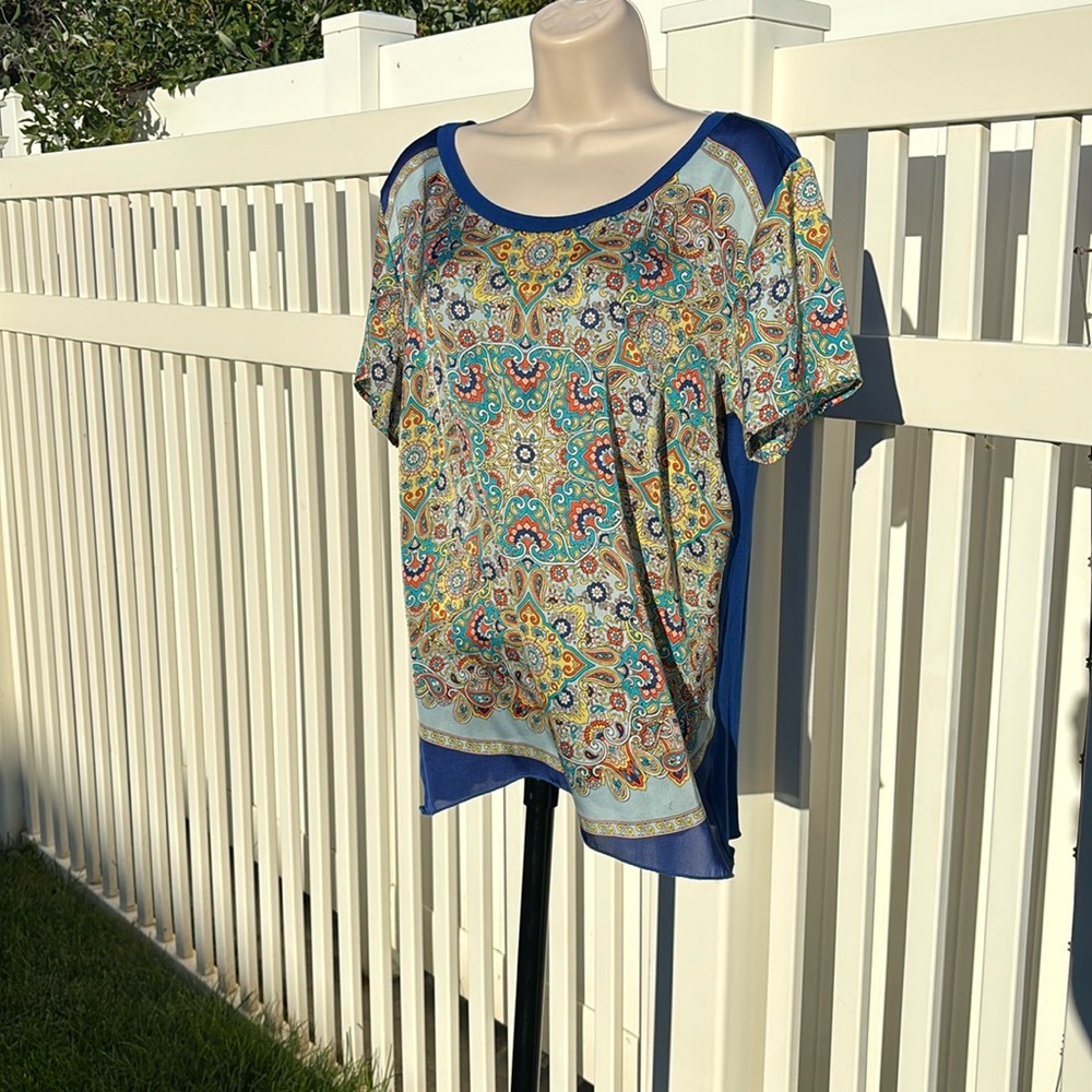 Poly Scarf Tee Shirt